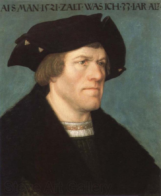 Hans Eworth portrait of beardless man France oil painting art